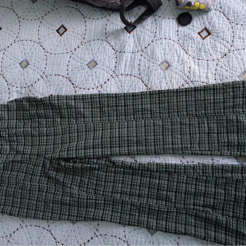 Plaid Green Woman’s Bottoms